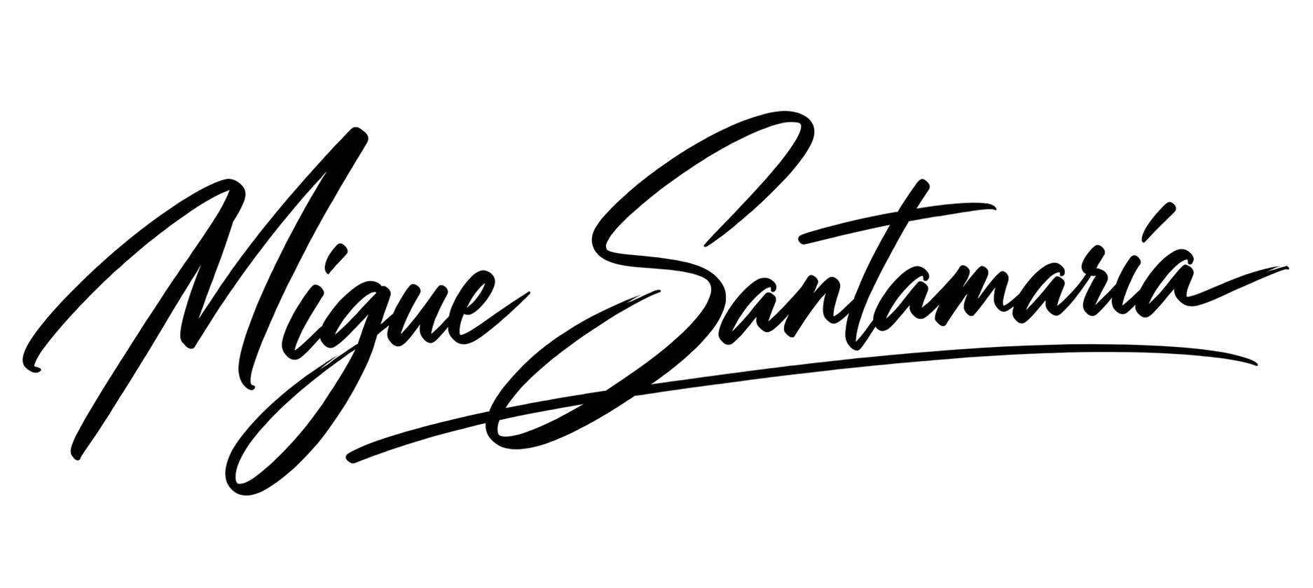 Firma de Migue Santamaría